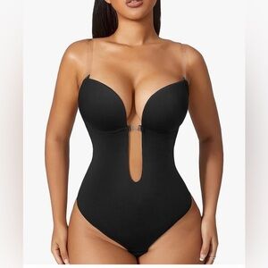 Women Shapewear Backless Body Bra Shaper Womens Plus SizePlunge Invishaper